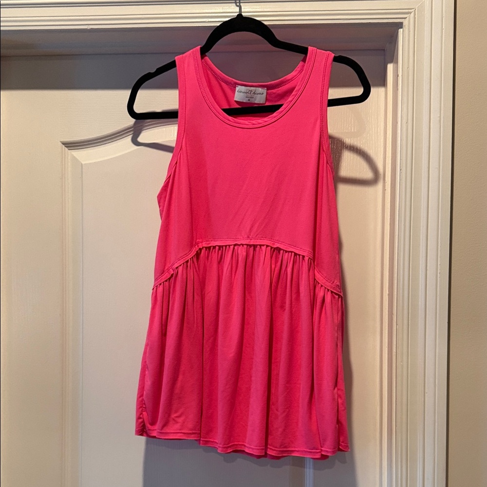 Pink Sleeveless Top